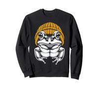 Cool Frog Bonnet à Pois Motif Amphibian Lover Sweatshirt