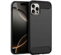 Cool Funda Carbón Negro para iPhone 16 Plus