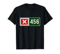 Cool Funny 456 Code Number Illustration Graphic Designs T-Shirt