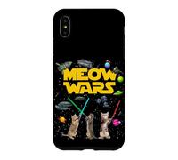 Cool Funny Cats Wars Cartoon Anime Illustration Graphic Coque pour iPhone XS Max