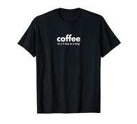 Cool Funny Commentary Coffee A Hug in a mug pour hommes et T-Shirt