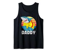 Cool Funny Daddy, Strong Muscles Shark, Best Dad Ever Fun Débardeur
