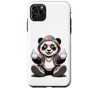 Cool & Funny Panda Design Humour Doigt d'honneur Coque pour iPhone 11 Pro Max