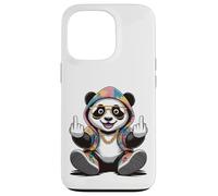 Cool & Funny Panda Design Humour Doigt d'honneur Coque pour iPhone 13 Pro
