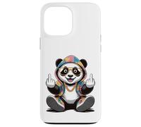 Cool & Funny Panda Design Humour Doigt d'honneur Coque pour iPhone 13 Pro Max