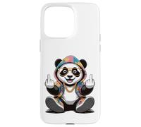 Cool & Funny Panda Design Humour Doigt d'honneur Coque pour iPhone 15 Pro Max