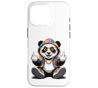 Cool & Funny Panda Design Humour Doigt d'honneur Coque pour iPhone 16 Pro