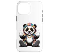 Cool & Funny Panda Design Humour Doigt d'honneur Coque pour iPhone 16 Pro Max