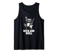 Cool Funny Rock & Roll Raccoon Cartoon Graphic Designs Débardeur