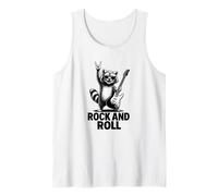 Cool Funny Rock & Roll Raccoon Cartoon Graphic Designs Débardeur