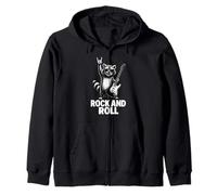 Cool Funny Rock & Roll Raccoon Cartoon Graphic Designs Sweat à Capuche
