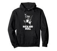 Cool Funny Rock & Roll Raccoon Cartoon Graphic Designs Sweat à Capuche