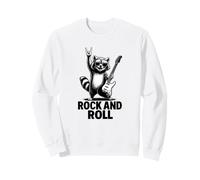 Cool Funny Rock & Roll Raccoon Cartoon Graphic Designs Sweatshirt