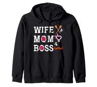 Cool Funny Wife Mom Boss T Shirt, Awesome Best Mom Forever Sweat à Capuche