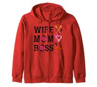Cool Funny Wife Mom Boss T Shirt, Awesome Best Mom Forever Sweat à Capuche