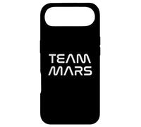 Cool Futuristic White Text Design Team Mars Exploration Coque pour iPhone Air