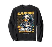 Cool Gaming Duck Quick and Play G amer Sweatshirt