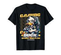 Cool Gaming Duck Quick and Play G amer T-Shirt