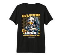 Cool Gaming Duck Quick and Play G amer T-Shirt Haut de Gamme