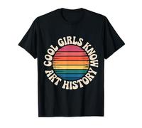 Cool Girls Know Art History Nerd académique Intelligent T-Shirt