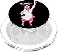 Cool Goat Rock Hand Sign Lunettes de Soleil Punk Animal Graphic PopSockets PopGrip pour MagSafe