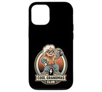 Cool Grandmas Club Gym Workout Kettlebell Lift Comic Retro Coque pour iPhone 12/12 Pro