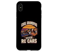Cool Grandpas Race RC Cars, œuvre d'art de Course RC rétro Amusante Coque pour iPhone XS Max
