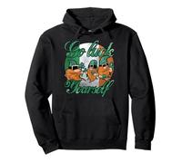 Cool Green Gnomes Go Luck Yourself Shamrock St Patricks Day Sweat à Capuche