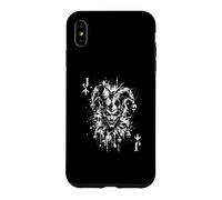 Cool Grunge Poker Card Wild Joker Coque pour iPhone XS Max