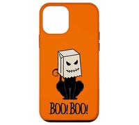 Cool Halloween Meow Boo Boo Chat Illustration Designs Graphiques Coque pour iPhone 12 Mini