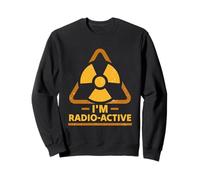 Cool Ham Radio Art Ham Operator Amateur Je suis Radio Active Sweatshirt