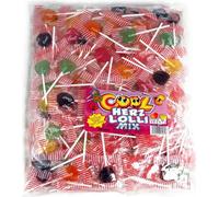 Cool Herz Sucettes dans un sachet 6 sortes différentes 1000g