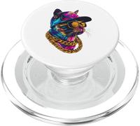 Cool Hip Hop Cat Urban Streetwear B-Boy Graffiti PopSockets PopGrip pour MagSafe
