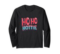 Cool Ho Ho Hottie Emblème Look for Naughty Christmas Manche Longue