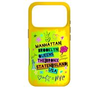 Cool Hommes Femmes Coloré New York City 5 Avenues Graffiti Coque pour iPhone 17 Pro