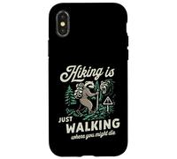 Cool Honey Badger-Hiking, C'est Simplement Marcher là où Vous pourriez Mourir Coque pour iPhone X/XS