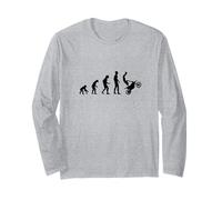 Cool Human Evolution Motocross Moto Manche Longue