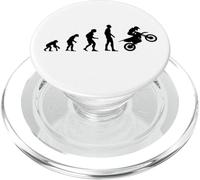 Cool Human Evolution Motocross Moto PopSockets PopGrip pour MagSafe