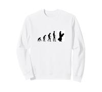 Cool Human Evolution Sports d'hiver Snowboarder Sweatshirt