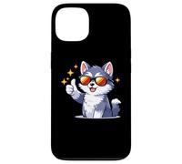 Cool Husky Lunettes de Soleil Thumbs Up Graphic Coque pour iPhone 13