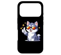 Cool Husky Lunettes de Soleil Thumbs Up Graphic Coque pour iPhone 17 Pro