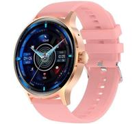 Cool Iris Reloj Smartwatch (AMOLED Llamadas Salud Deporte) Silicona Rosa