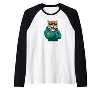 Cool Jaguar Gift for Men Women Boys Girls Kids Manche Raglan
