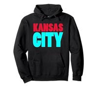 Cool Kansas City Bleu sarcelle/Rouge KC Teal & Red Kansas City Sweat à Capuche