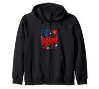 Cool Kids, 4 juillet, BOOM Fireworks Patriotic American USA Sweat à Capuche