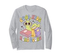 Cool Kids Read Books Bookworm Reading for Kids Manche Longue
