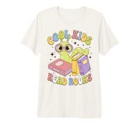 Cool Kids Read Books Bookworm Reading for Kids T-Shirt Haut de Gamme