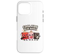 Cool Kids Read Books Cute Bookworm Reading Squad Coque pour iPhone 16 Pro Max