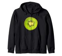 Cool Kiwi Slice Outfit Illustration Novelty Graphic Designs Sweat à Capuche