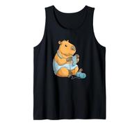 Cool Knitting Capybara Graphic pour Les Amateurs de Laine et de Laine Débardeur
